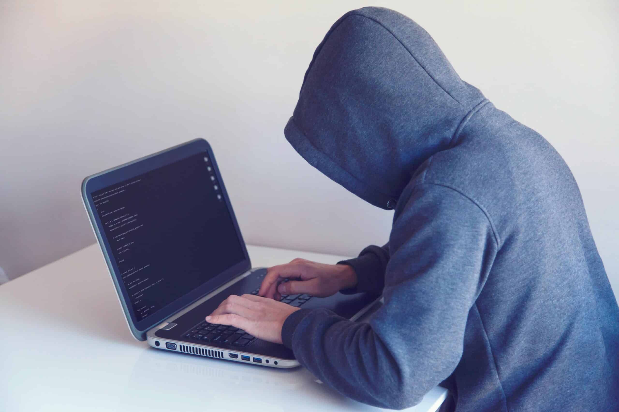 cybercriminaliteit, hacker, pc, hoody